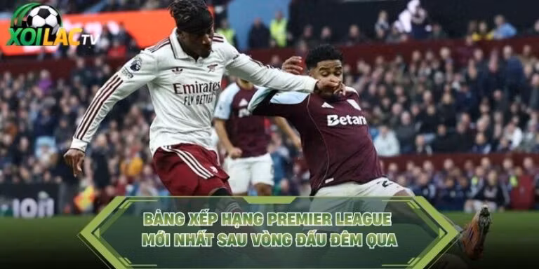 Bảng Xếp Hạng Premier League Mới Nhất Sau Vòng Đấu Đêm Qua